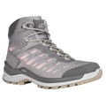 Lowa Wandersschuhe Ferrox Mid GTX (All-Terrain, Synthetik, wasserdicht) grau/rose Damen